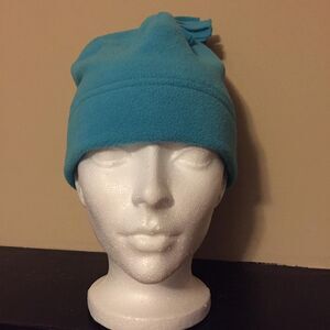 Unbranded Women's Beanie Hat Teal One Size Polyester